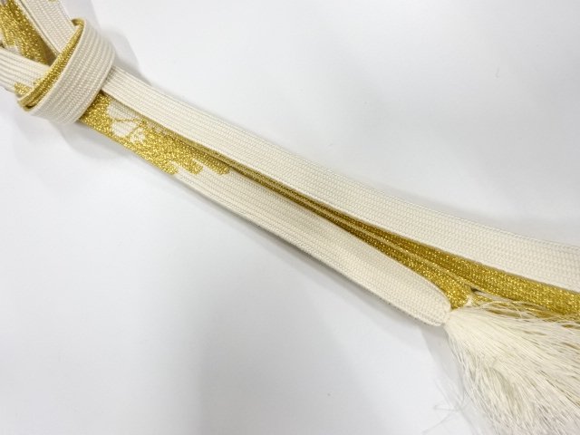 JAPANESE KIMONO / HAND-TIED OBIJIME